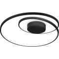 Ideal Lux - Plafoniera LED dimmerabile OZ LED/48W/230V diametro 60 cm CRI 90 nero